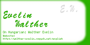 evelin walther business card